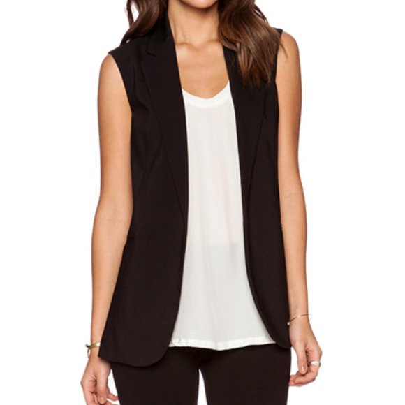 Theory Jackets & Blazers - Theory Adar Open-Front Suiting Vest